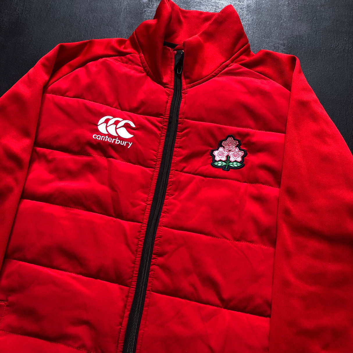 Japan National Rugby Team Hybrid Jacket Small Underdog Rugby - The Tier 2 Rugby Shop