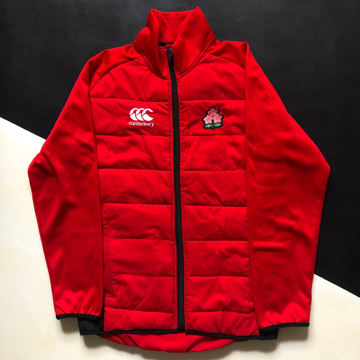 Japan National Rugby Team Hybrid Jacket Small Underdog Rugby - The Tier 2 Rugby Shop