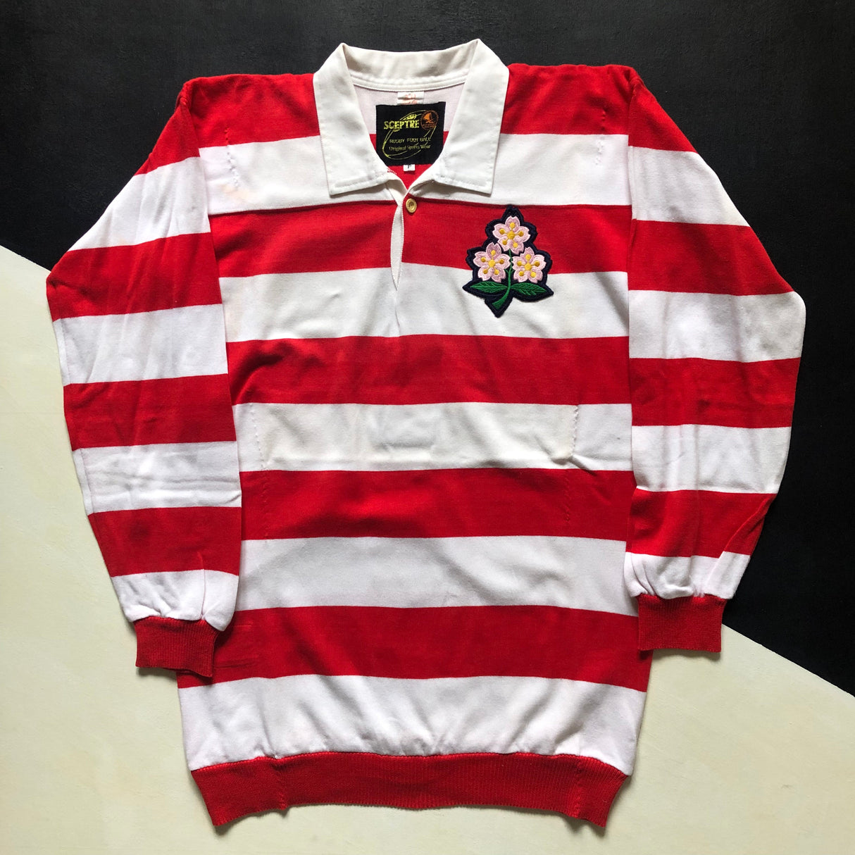 Japan National Rugby Team Jersey 1995/96 Match Worn XO Underdog Rugby - The Tier 2 Rugby Shop