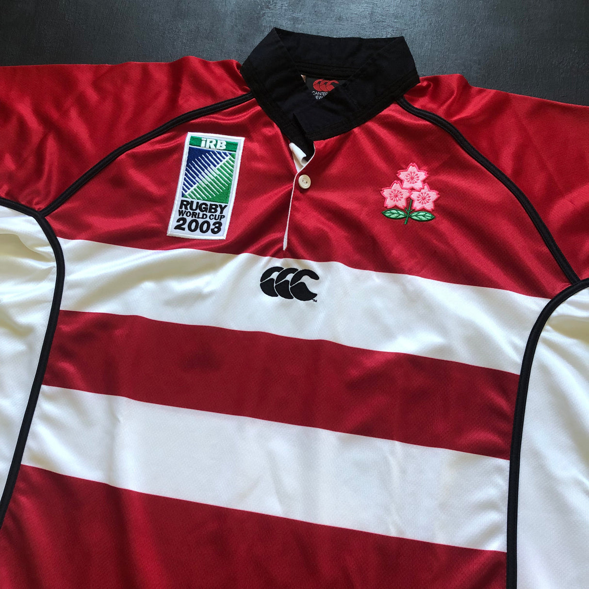 Japan National Rugby Team Jersey 2003 Rugby World Cup Large Underdog Rugby - The Tier 2 Rugby Shop