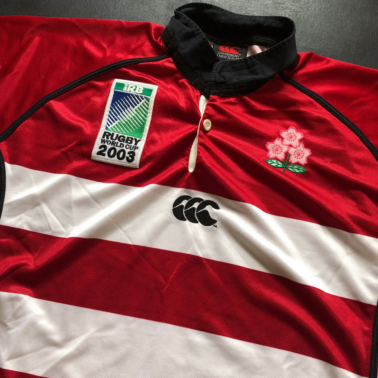 Japan National Rugby Team Jersey 2003 Rugby World Cup XL Underdog Rugby - The Tier 2 Rugby Shop