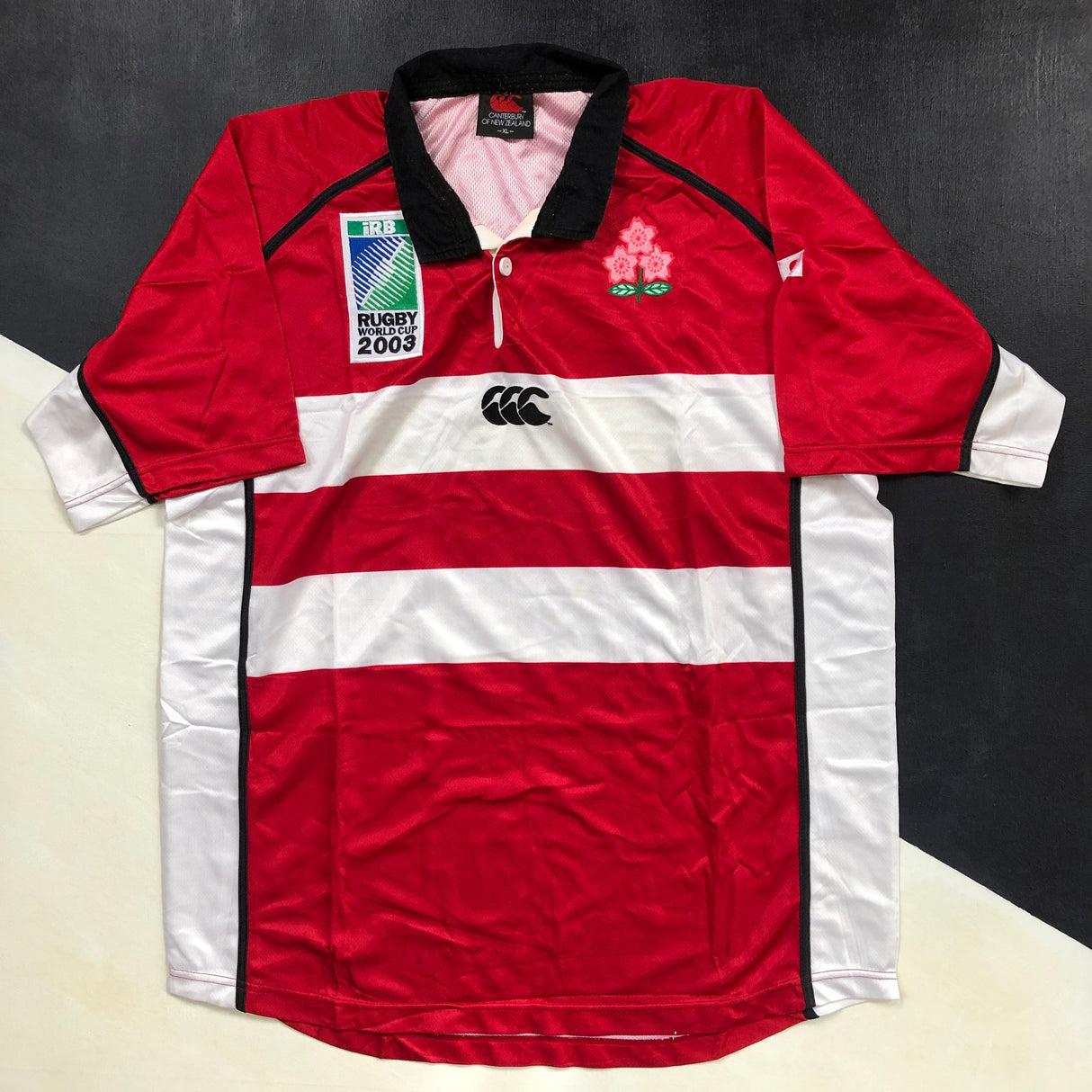 Japan National Rugby Team Jersey 2003 Rugby World Cup XL Underdog Rugby - The Tier 2 Rugby Shop