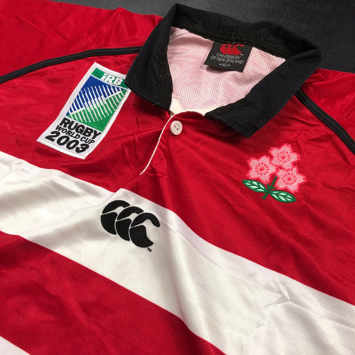 Japan National Rugby Team Jersey 2003 Rugby World Cup XL Underdog Rugby - The Tier 2 Rugby Shop