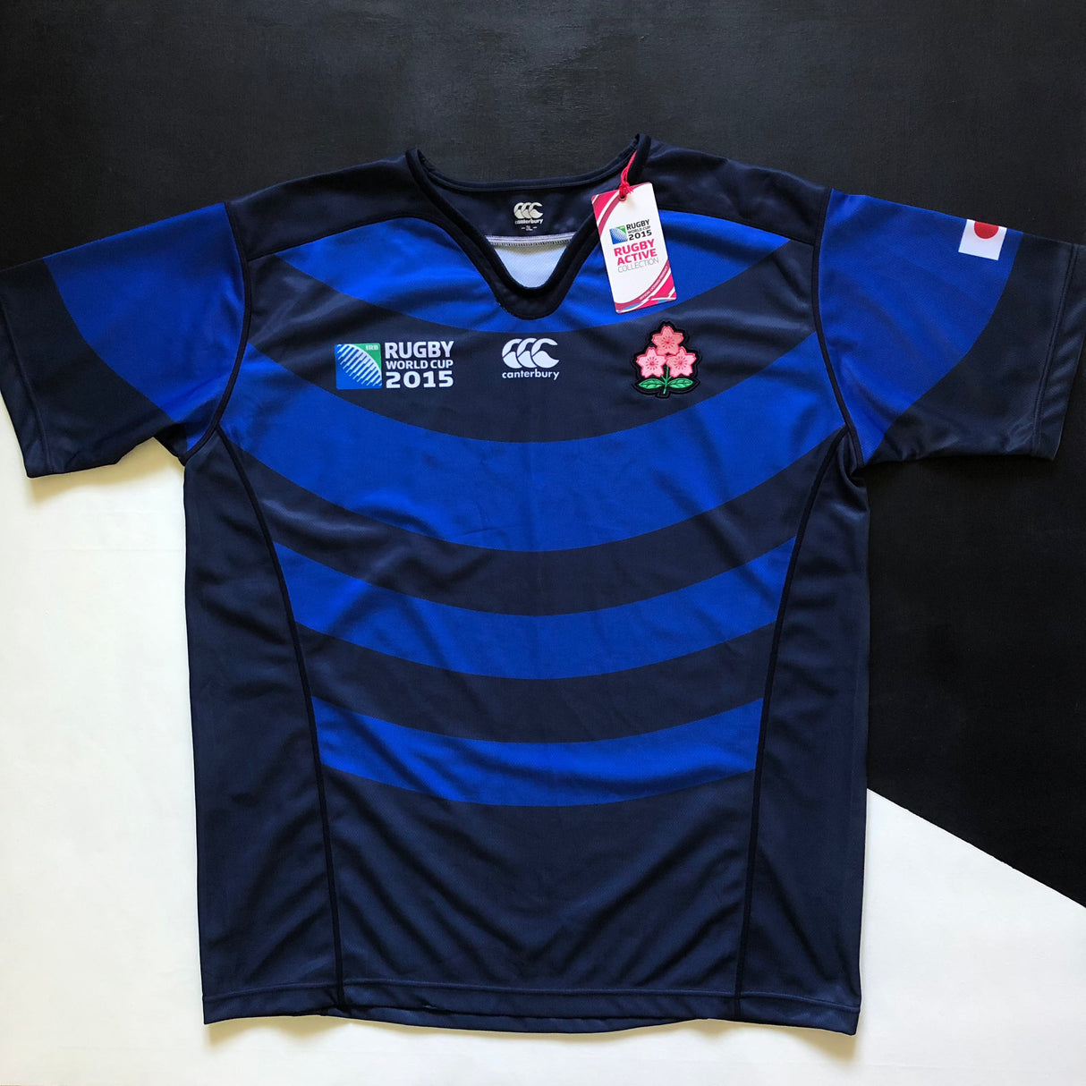 Japan National Rugby Team Jersey 2015 Rugby World Cup Away 3L BNWT Underdog Rugby - The Tier 2 Rugby Shop