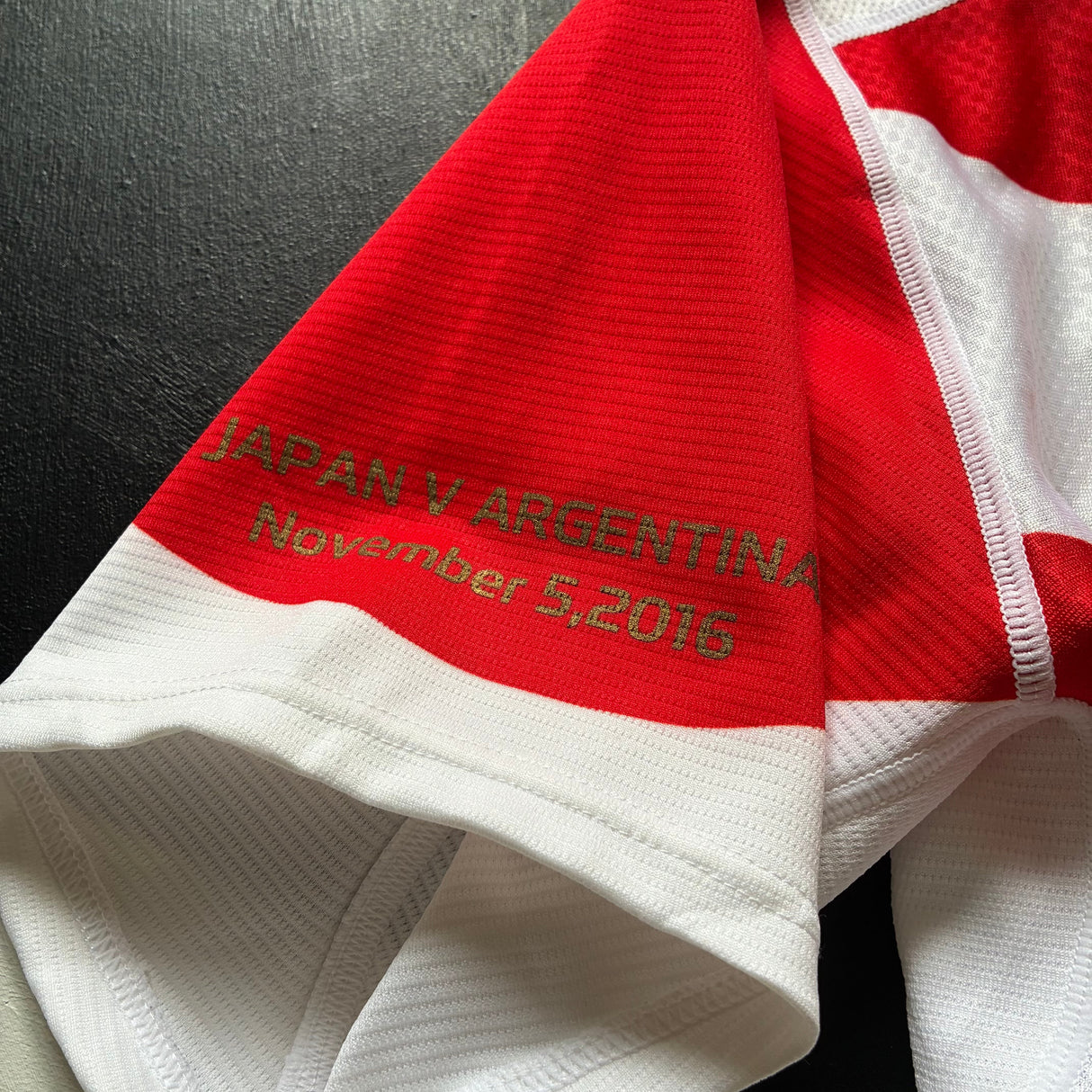 Japan National Rugby Team Jersey 2016 Match Worn 5L Underdog Rugby - The Tier 2 Rugby Shop
