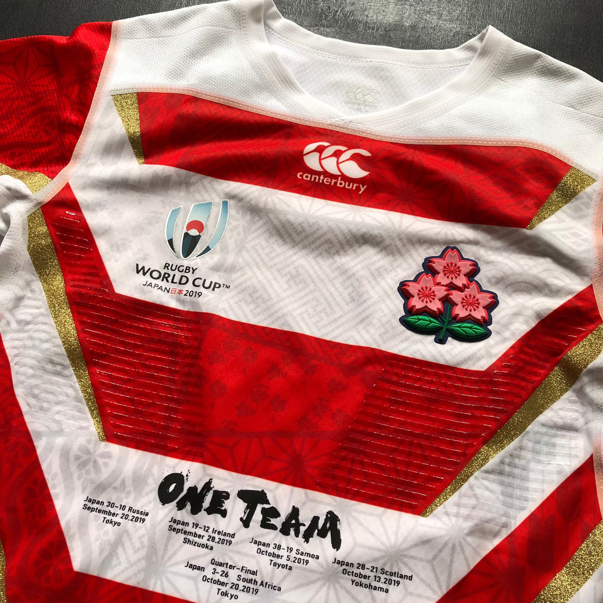 Japan National Rugby Team Jersey 2019 Rugby World Cup Player Issue Commemerative Ltd Edition 3L Underdog Rugby - The Tier 2 Rugby Shop