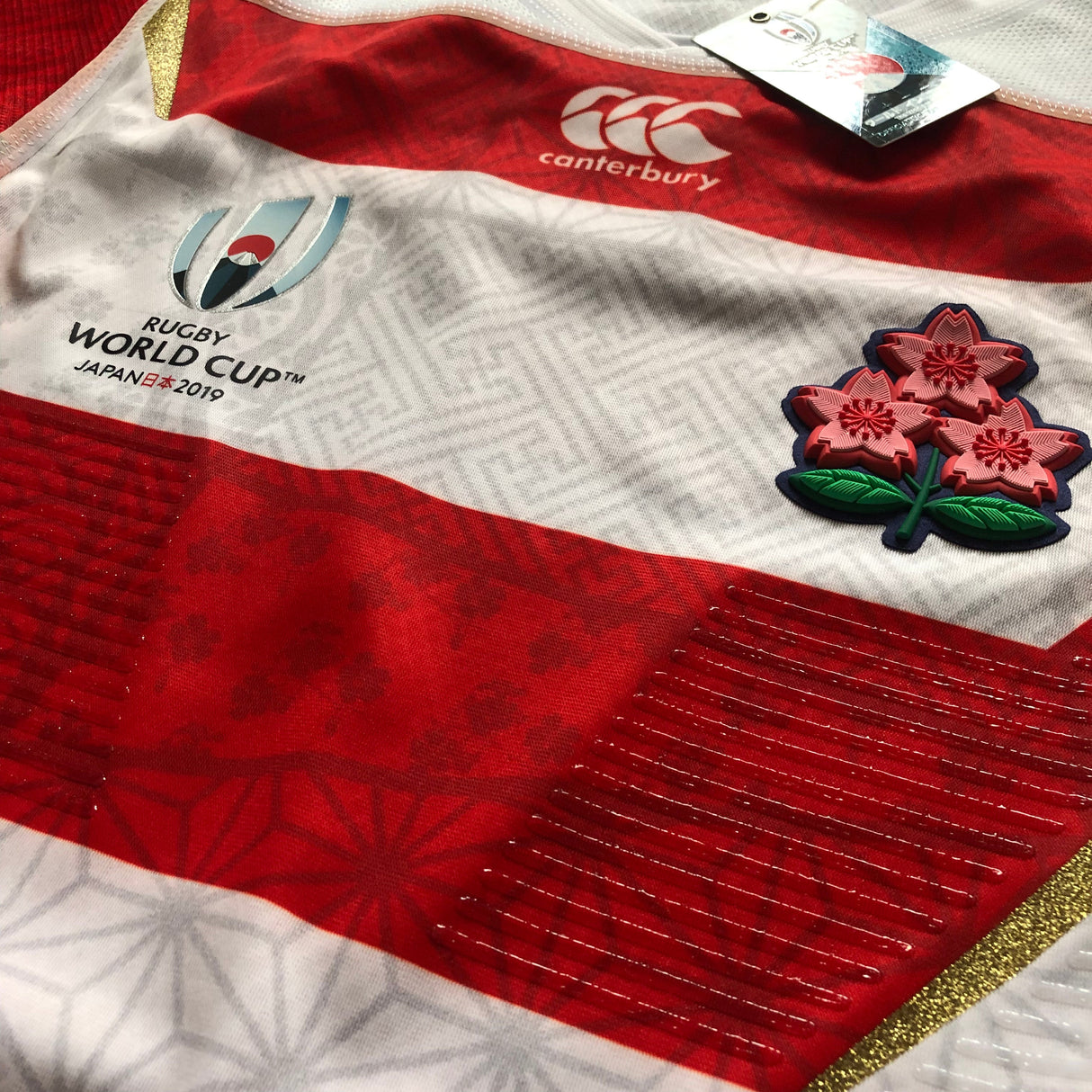 Japan National Rugby Team Jersey 2019 Rugby World Cup Player Issue Limited Edition Large BNIB Underdog Rugby - The Tier 2 Rugby Shop