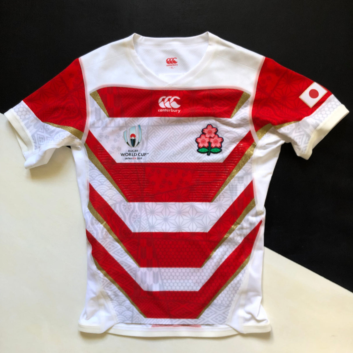 Japan National Rugby Team Jersey 2019 Rugby World Cup Player Issue Limited Edition XL Underdog Rugby - The Tier 2 Rugby Shop