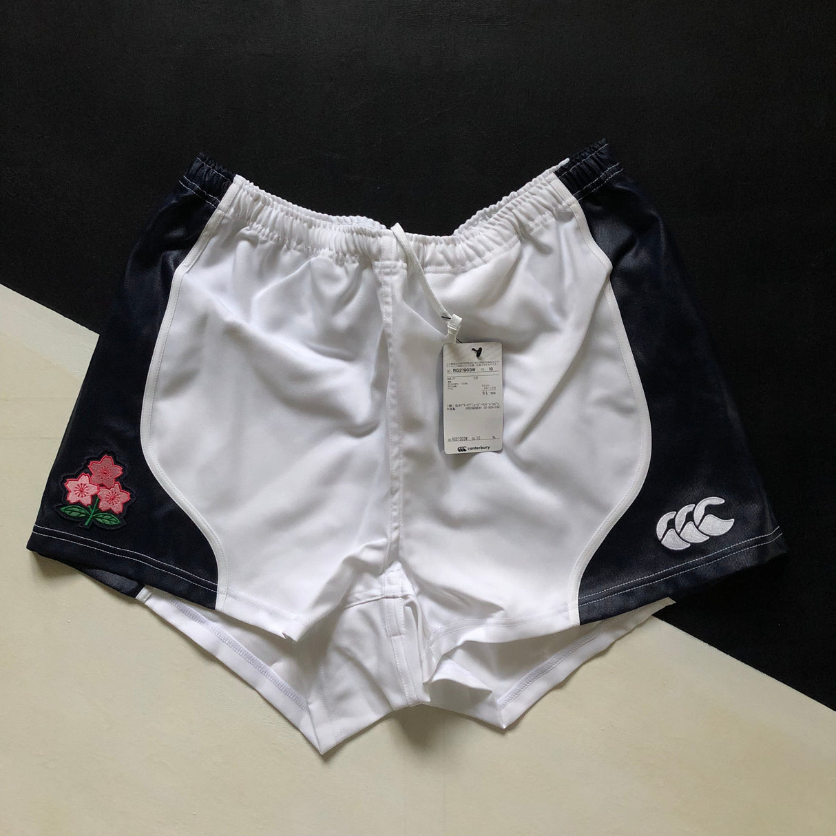 Japan National Rugby Team Match Shorts 2011/12 Away Player Issue 5L with Tags Underdog Rugby - The Tier 2 Rugby Shop