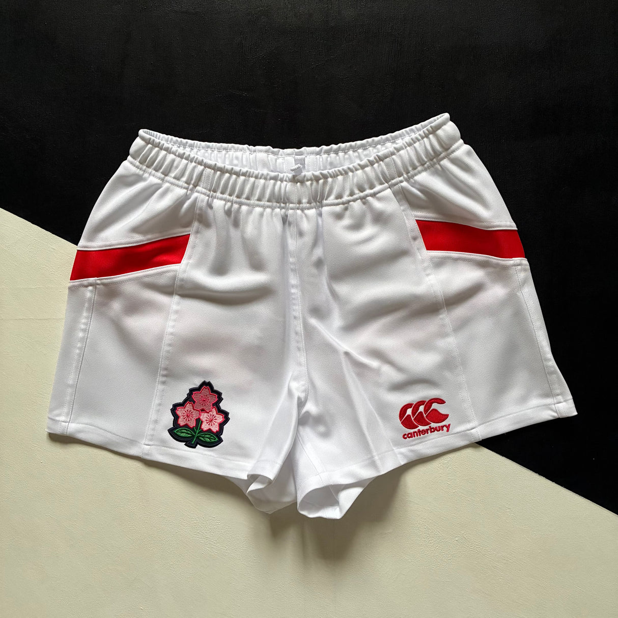 Japan National Rugby Team Match Shorts 2021/22 Home Underdog Rugby - The Tier 2 Rugby Shop