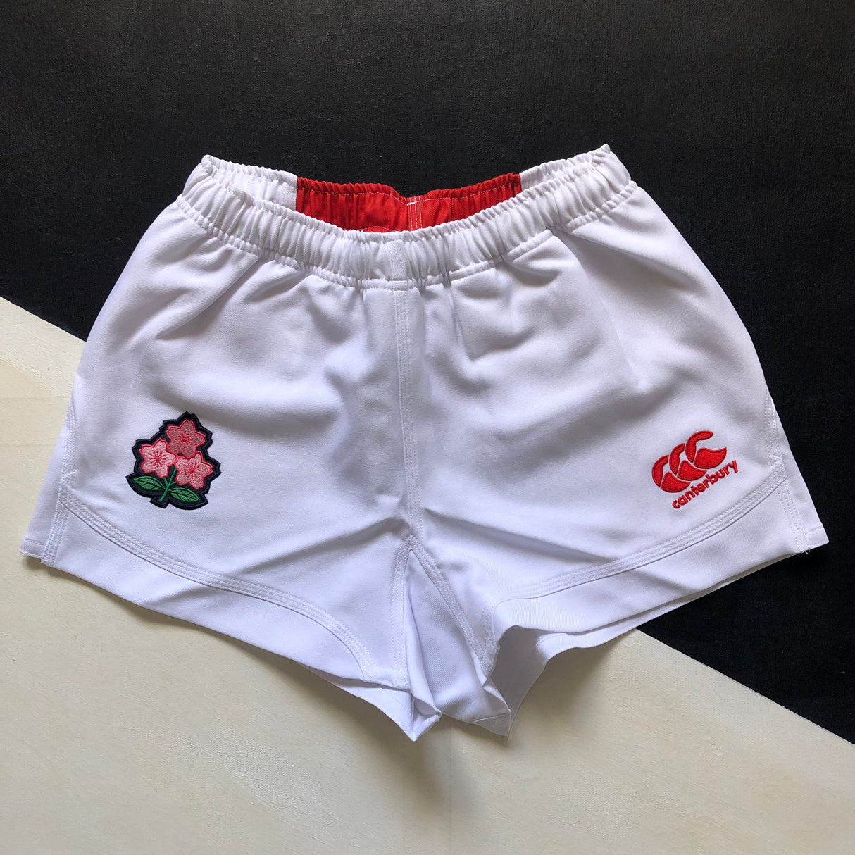 Japan National Rugby Team Match Shorts Home 2018/19 Underdog Rugby - The Tier 2 Rugby Shop