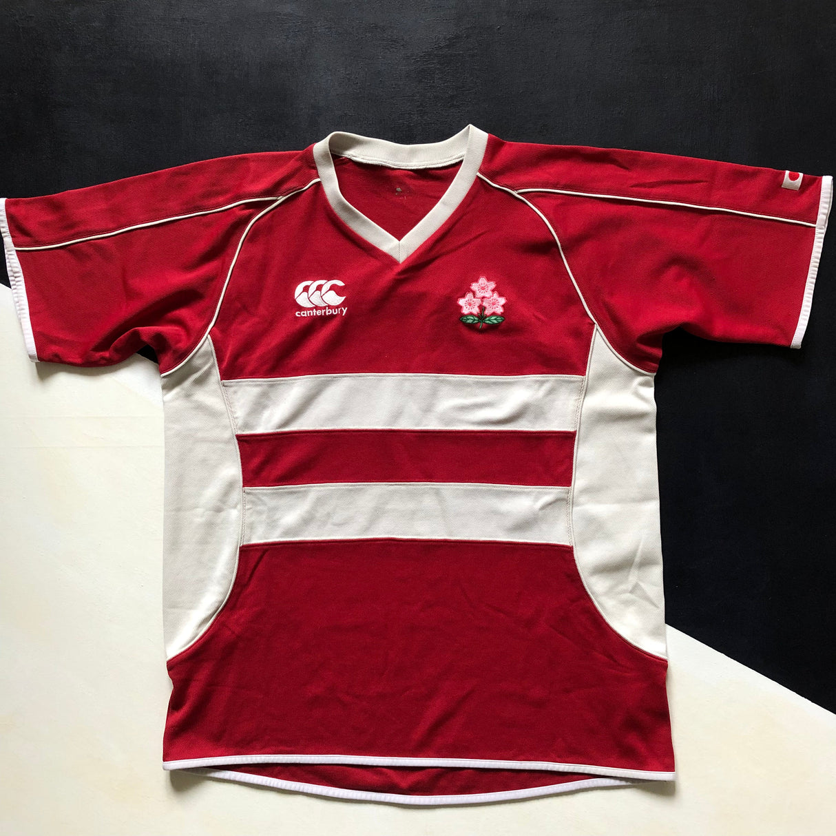 Japan National Rugby Team Supporters Jersey 2007 Large Underdog Rugby - The Tier 2 Rugby Shop