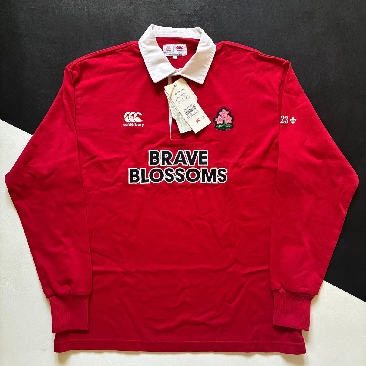 Japan National Rugby Team Supporters Vintage Style Jersey 3L BNWT Underdog Rugby - The Tier 2 Rugby Shop