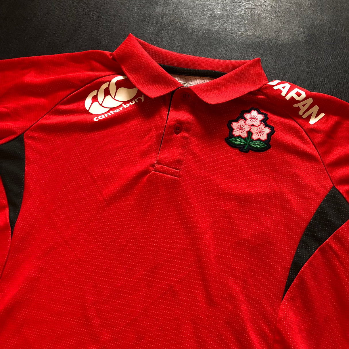 Japan National Rugby Team Training Polo Medium Underdog Rugby - The Tier 2 Rugby Shop