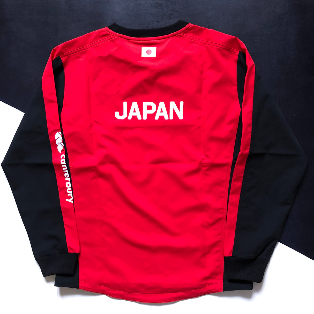 Japan National Rugby Team Training Pullover (Red and Black) Underdog Rugby - The Tier 2 Rugby Shop