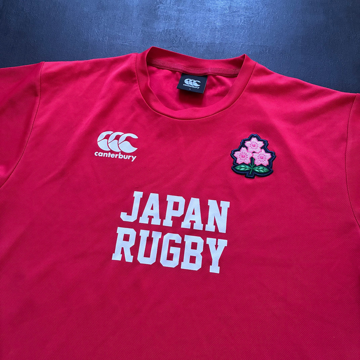 Japan National Rugby Team Training Tee Large Underdog Rugby - The Tier 2 Rugby Shop