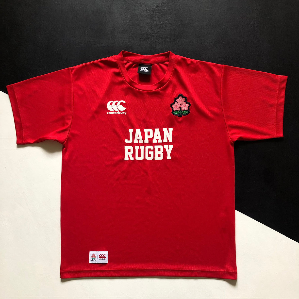 Japan National Rugby Team Training Tee Large Underdog Rugby - The Tier 2 Rugby Shop