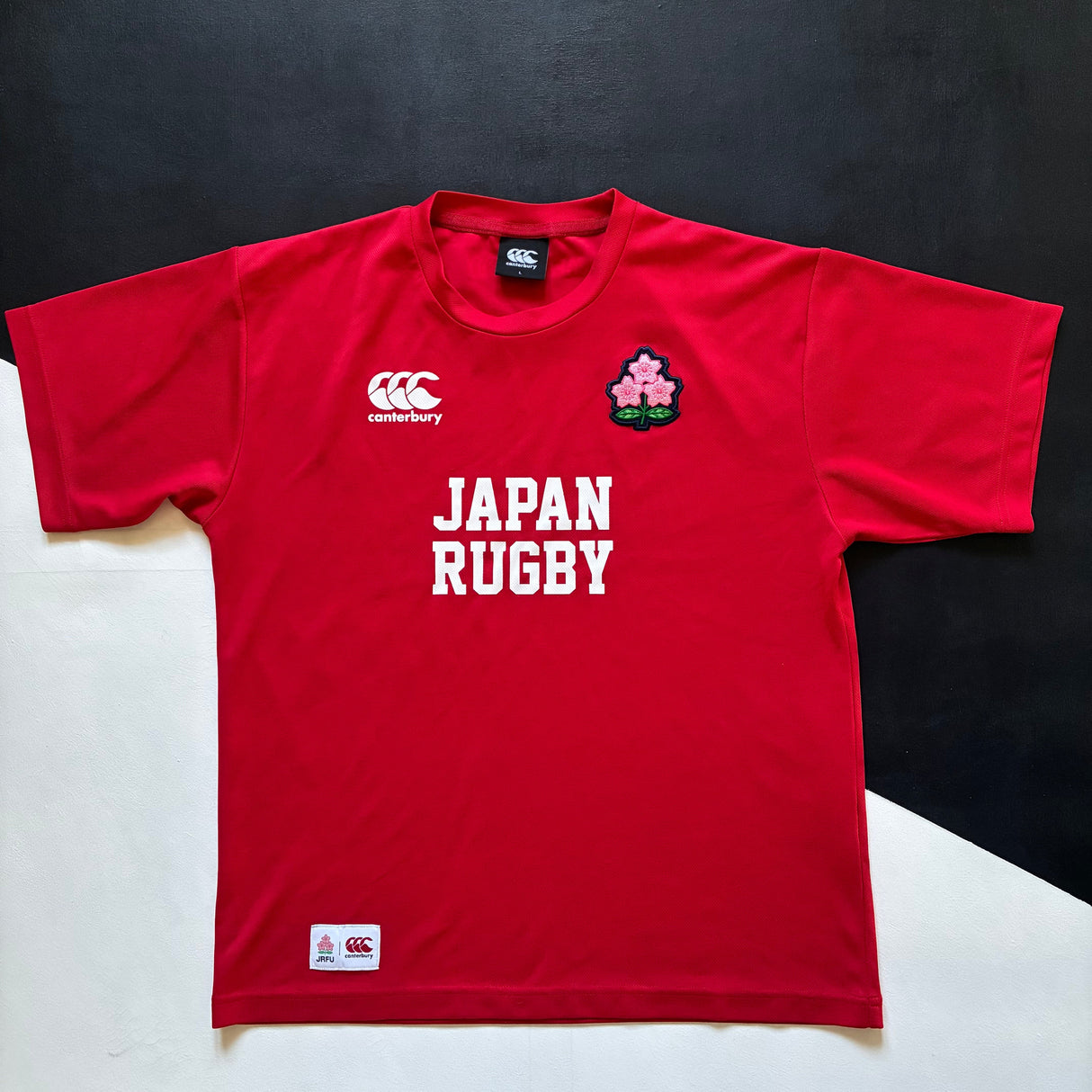 Japan National Rugby Team Training Tee Large Underdog Rugby - The Tier 2 Rugby Shop