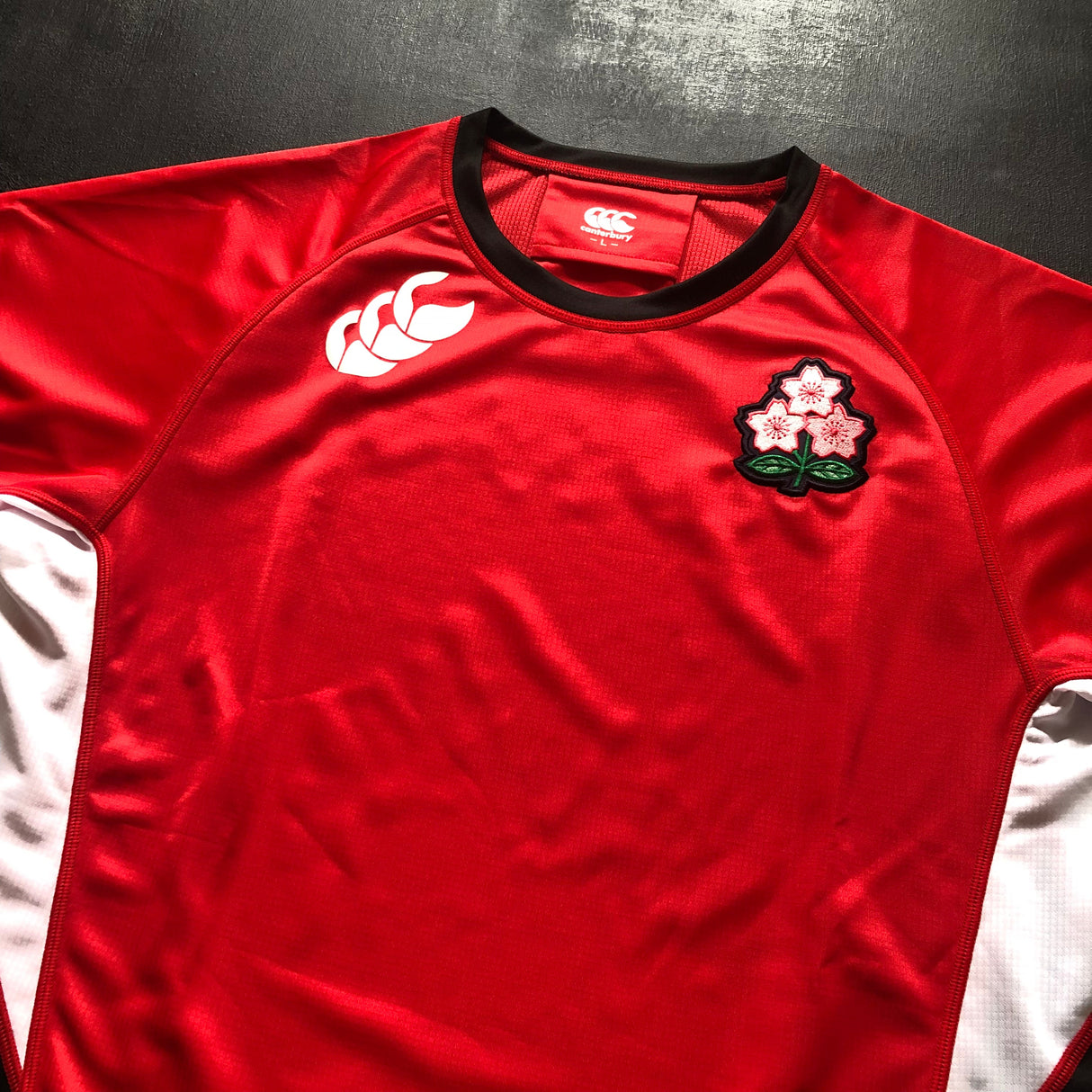 Japan National Rugby Team Training Tee (Red) Underdog Rugby - The Tier 2 Rugby Shop