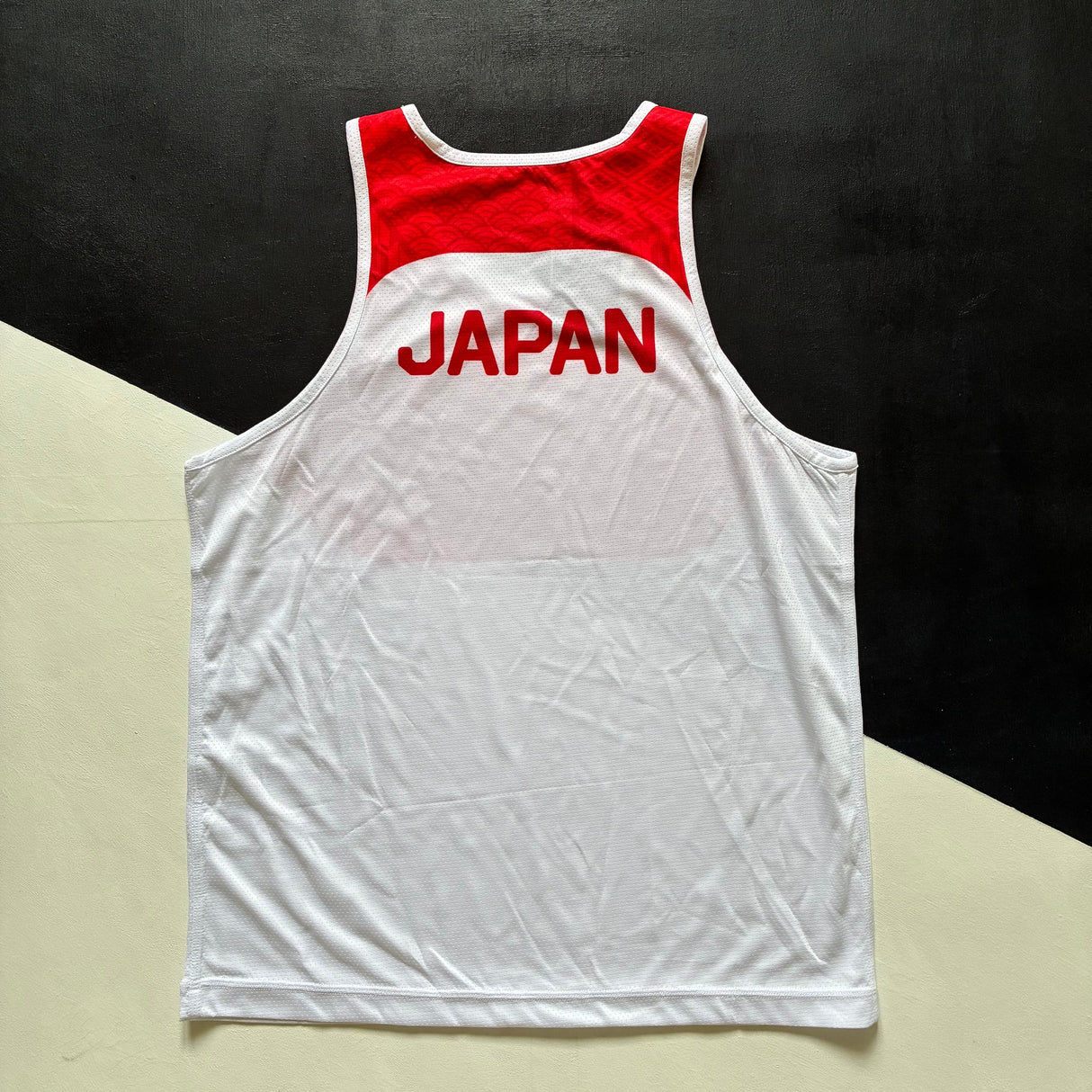 Japan National Rugby Team Training Vest (White and Red) Underdog Rugby - The Tier 2 Rugby Shop