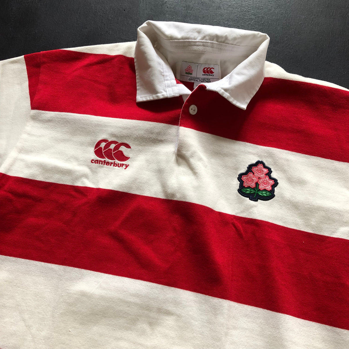 Japan National Rugby Team Vintage Style Jersey Medium Underdog Rugby - The Tier 2 Rugby Shop