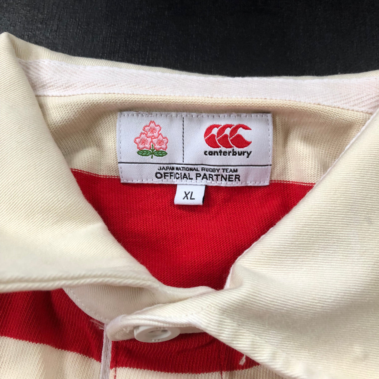 Japan National Rugby Team Vintage Style Jersey (Old Logo) XL Underdog Rugby - The Tier 2 Rugby Shop