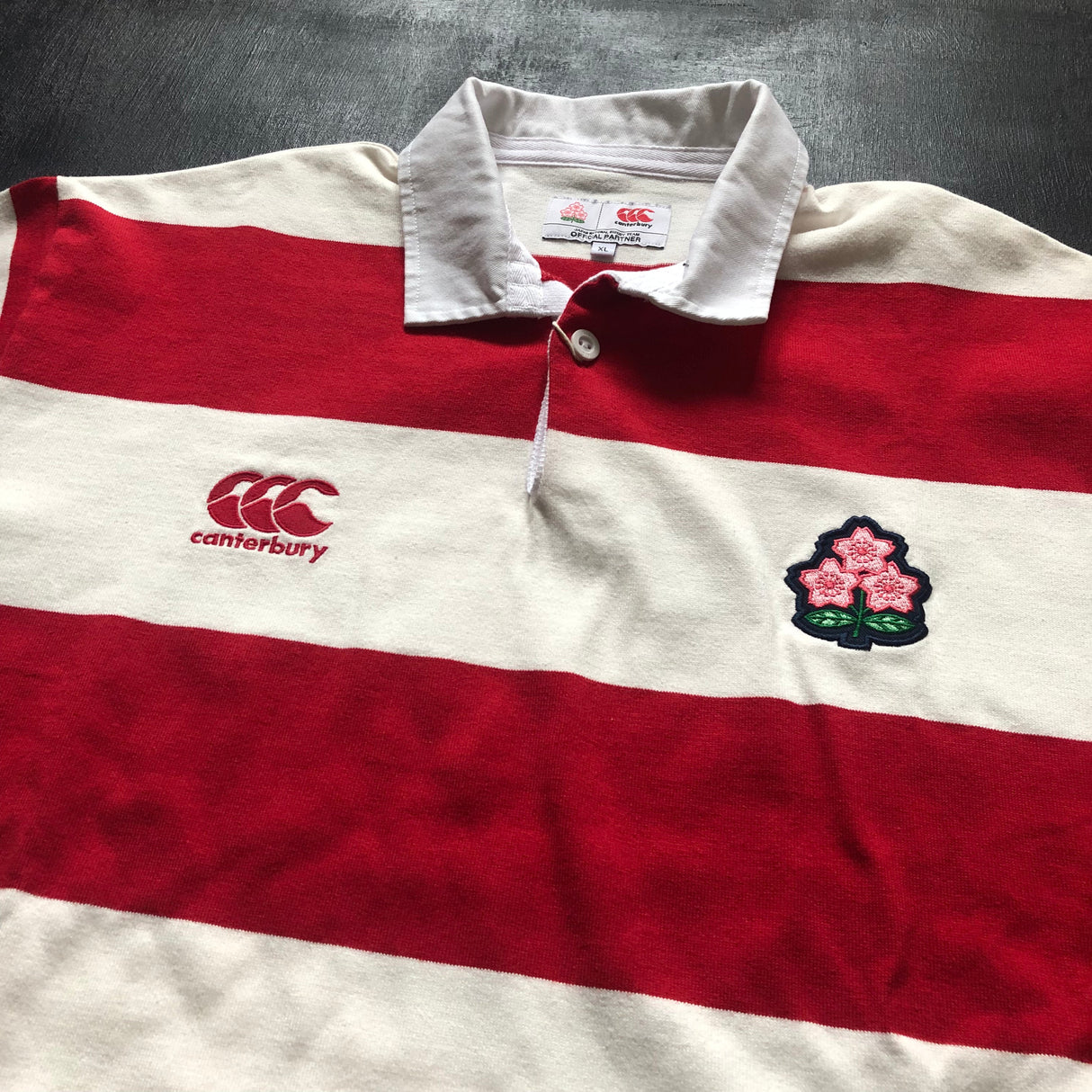 Japan National Rugby Team Vintage Style Jersey (Short Sleeve) Underdog Rugby - The Tier 2 Rugby Shop