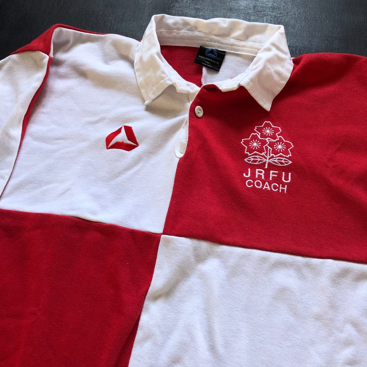 Japan Rugby Football Union Coaches Jersey 1990's XO Underdog Rugby - The Tier 2 Rugby Shop