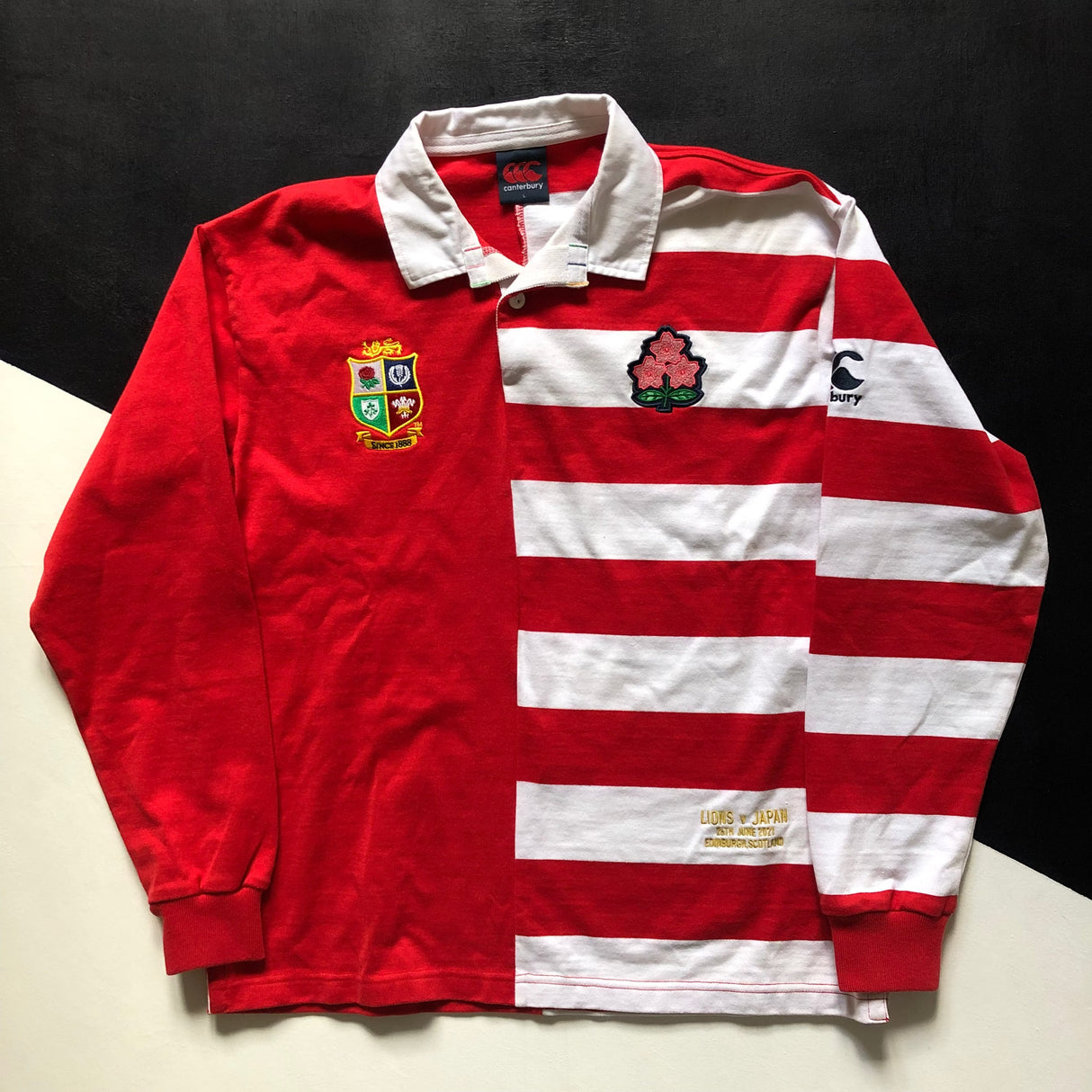 Japan vs Lions Commemorative Rugby Jersey 2021 Large Underdog Rugby - The Tier 2 Rugby Shop