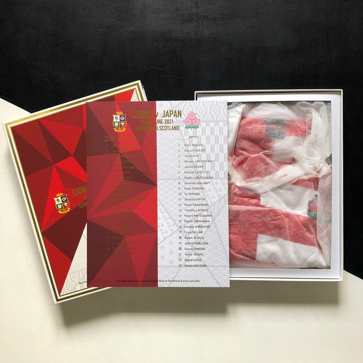 Japan vs Lions Commemorative Rugby Jersey 2021 Large Underdog Rugby - The Tier 2 Rugby Shop