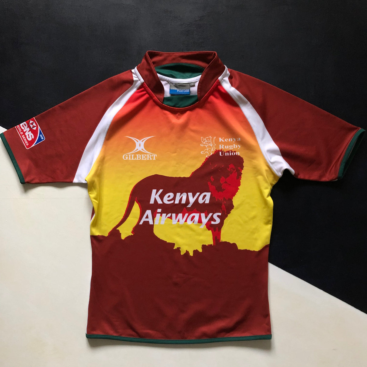 Kenya National Rugby Sevens Team Jersey 2012 Player Issue Small Underdog Rugby - The Tier 2 Rugby Shop
