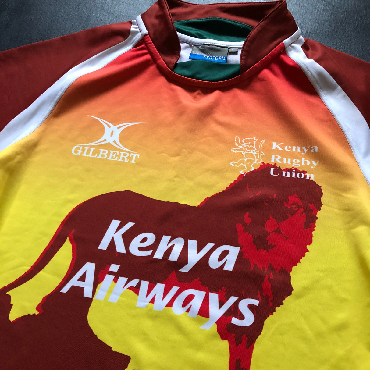 Kenya National Rugby Sevens Team Jersey 2012 Player Issue Small Underdog Rugby - The Tier 2 Rugby Shop