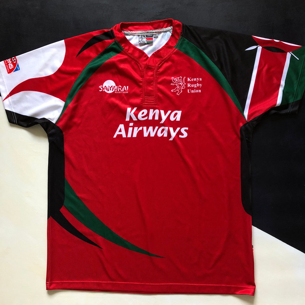Kenya National Rugby Sevens Team Jersey 2013 3XL Underdog Rugby - The Tier 2 Rugby Shop