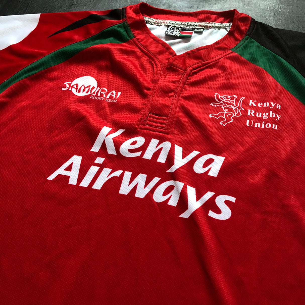 Kenya National Rugby Sevens Team Jersey 2013 3XL Underdog Rugby - The Tier 2 Rugby Shop