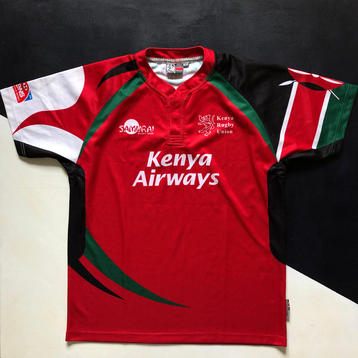 Kenya National Rugby Sevens Team Jersey 2013 XL Underdog Rugby - The Tier 2 Rugby Shop