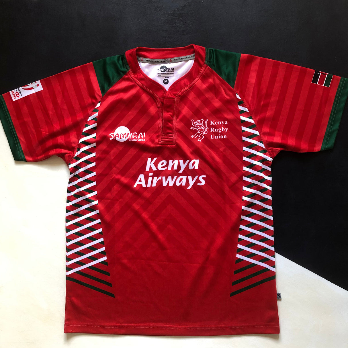 Kenya National Rugby Sevens Team Jersey 2015/16 Medium Underdog Rugby - The Tier 2 Rugby Shop