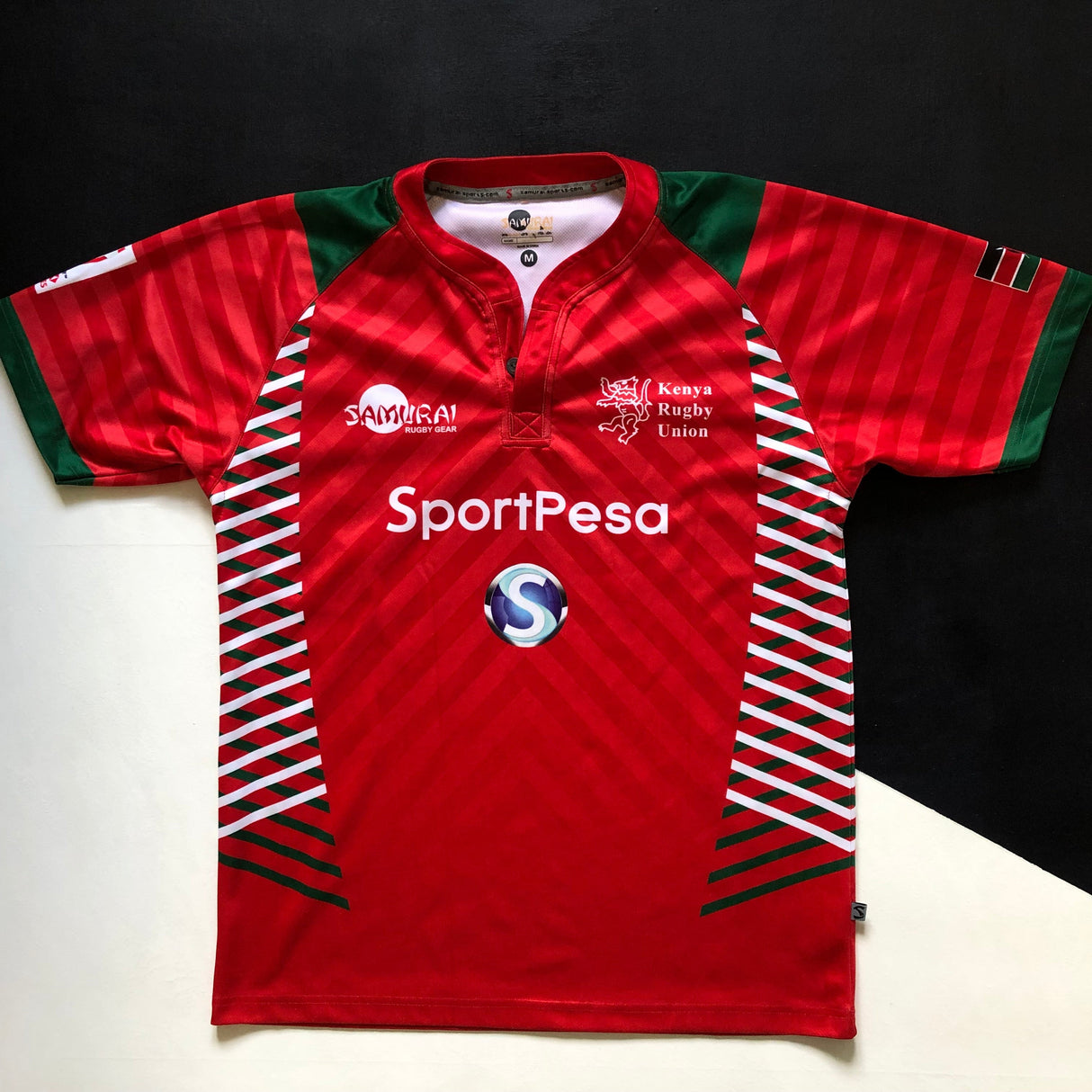 Kenya National Rugby Sevens Team Jersey 2016 Medium Underdog Rugby - The Tier 2 Rugby Shop