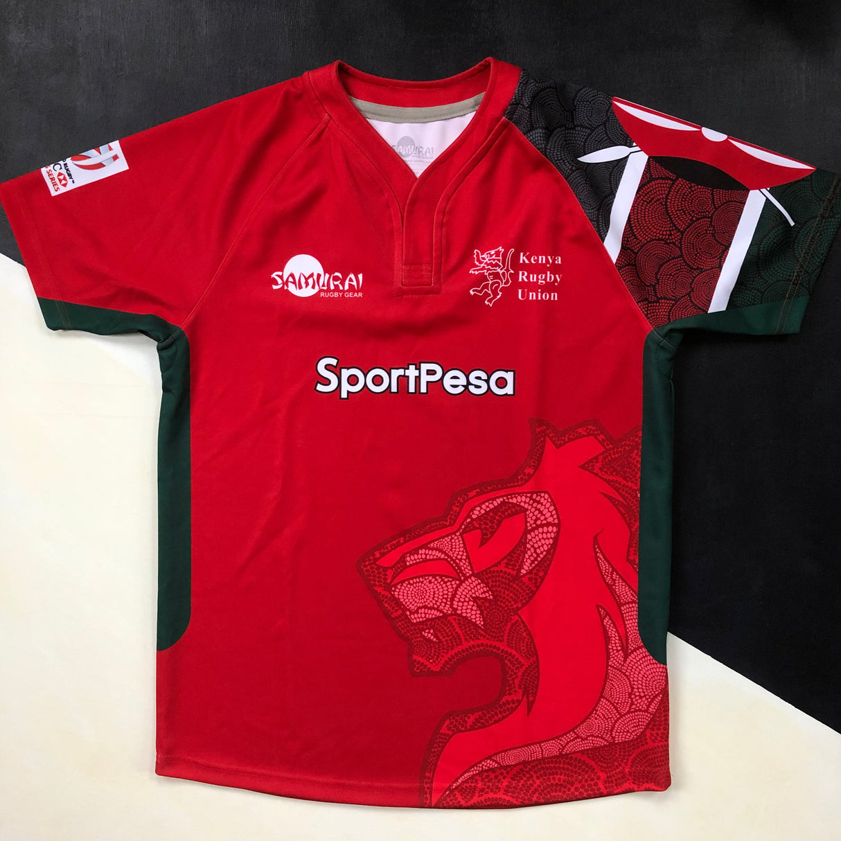 Kenya National Rugby Sevens Team Jersey 2018 Large Underdog Rugby - The Tier 2 Rugby Shop