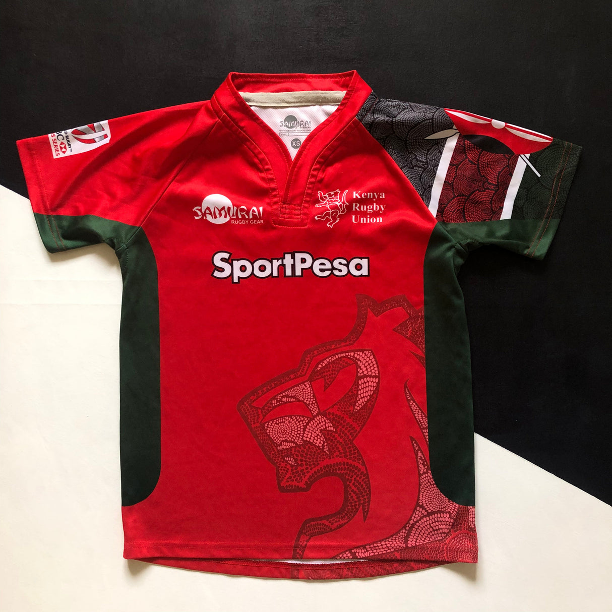 Kenya National Rugby Sevens Team Jersey 2018 XS Underdog Rugby - The Tier 2 Rugby Shop