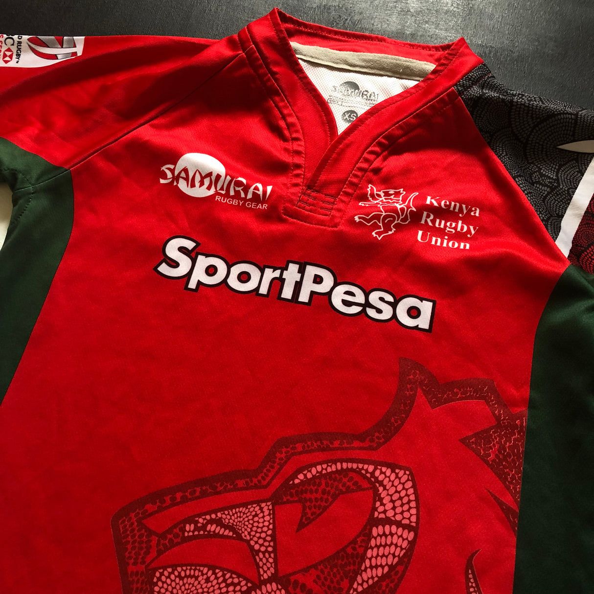 Kenya National Rugby Sevens Team Jersey 2018 XS Underdog Rugby - The Tier 2 Rugby Shop