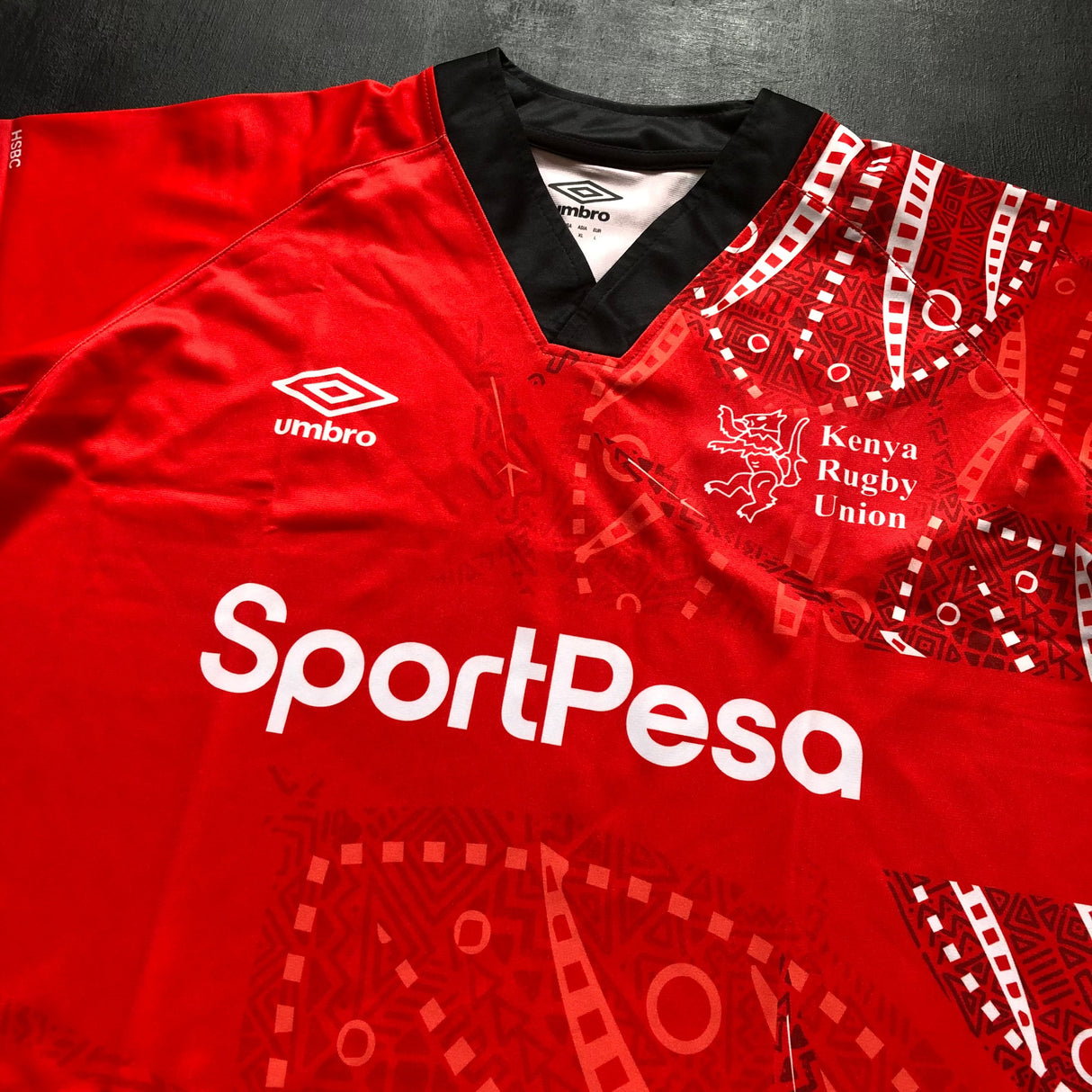 Kenya National Rugby Sevens Team Shirt 2024/25 Home Underdog Rugby - The Tier 2 Rugby Shop