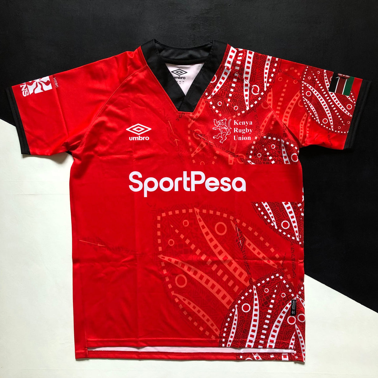 Kenya National Rugby Sevens Team Shirt 2024/25 Home Underdog Rugby - The Tier 2 Rugby Shop