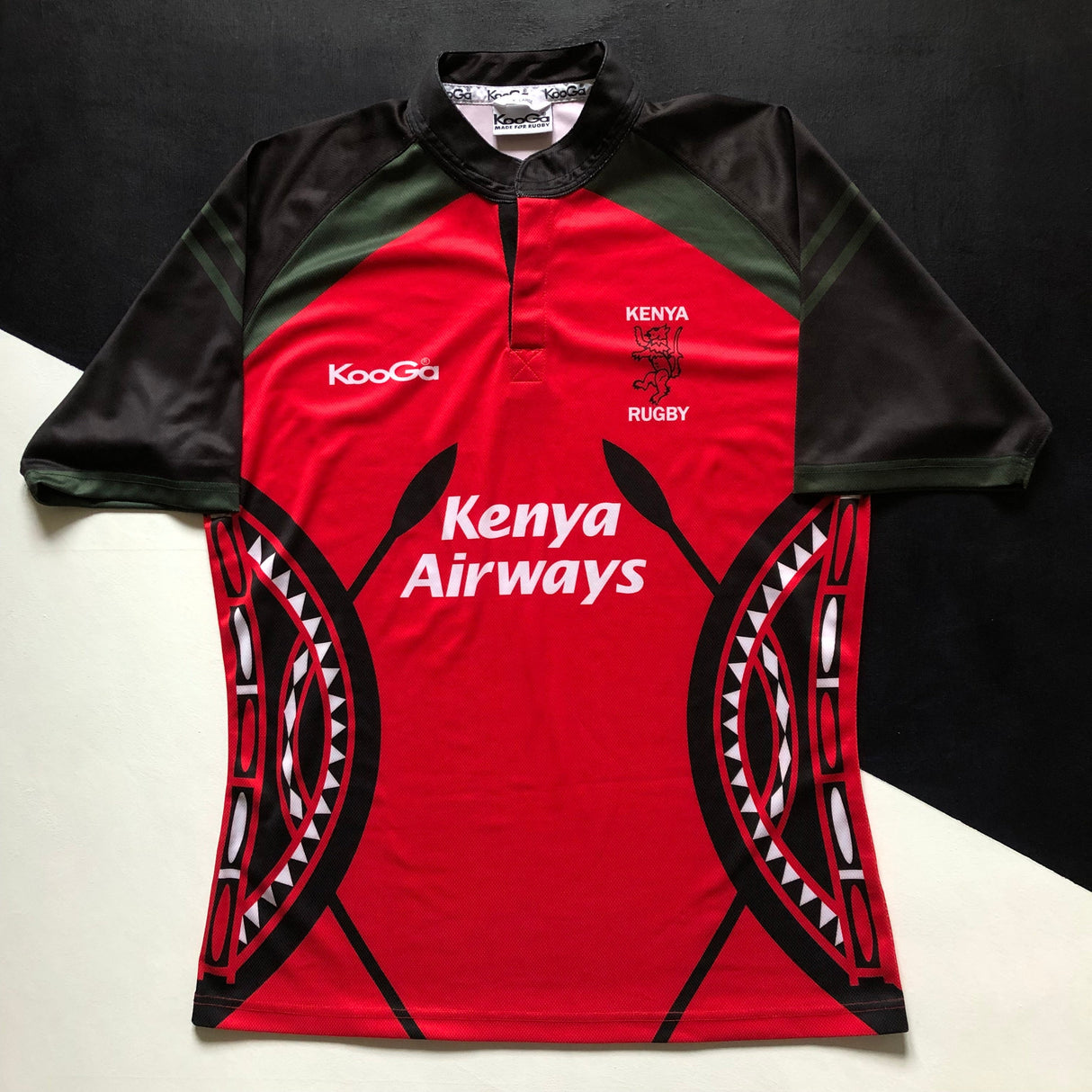 Kenya National Rugby Team Jersey 2009 XL Underdog Rugby - The Tier 2 Rugby Shop