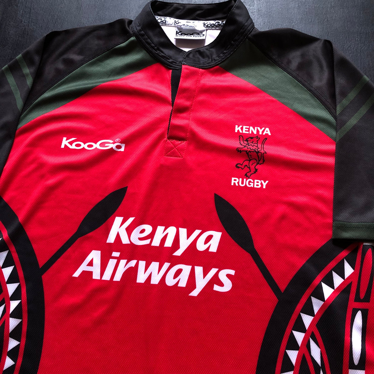 Kenya National Rugby Team Jersey 2009 XL Underdog Rugby - The Tier 2 Rugby Shop