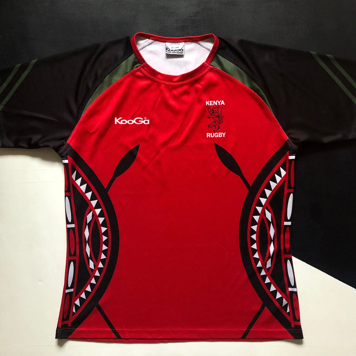 Kenya National Rugby Team Training Jersey 2009 2XL Underdog Rugby - The Tier 2 Rugby Shop