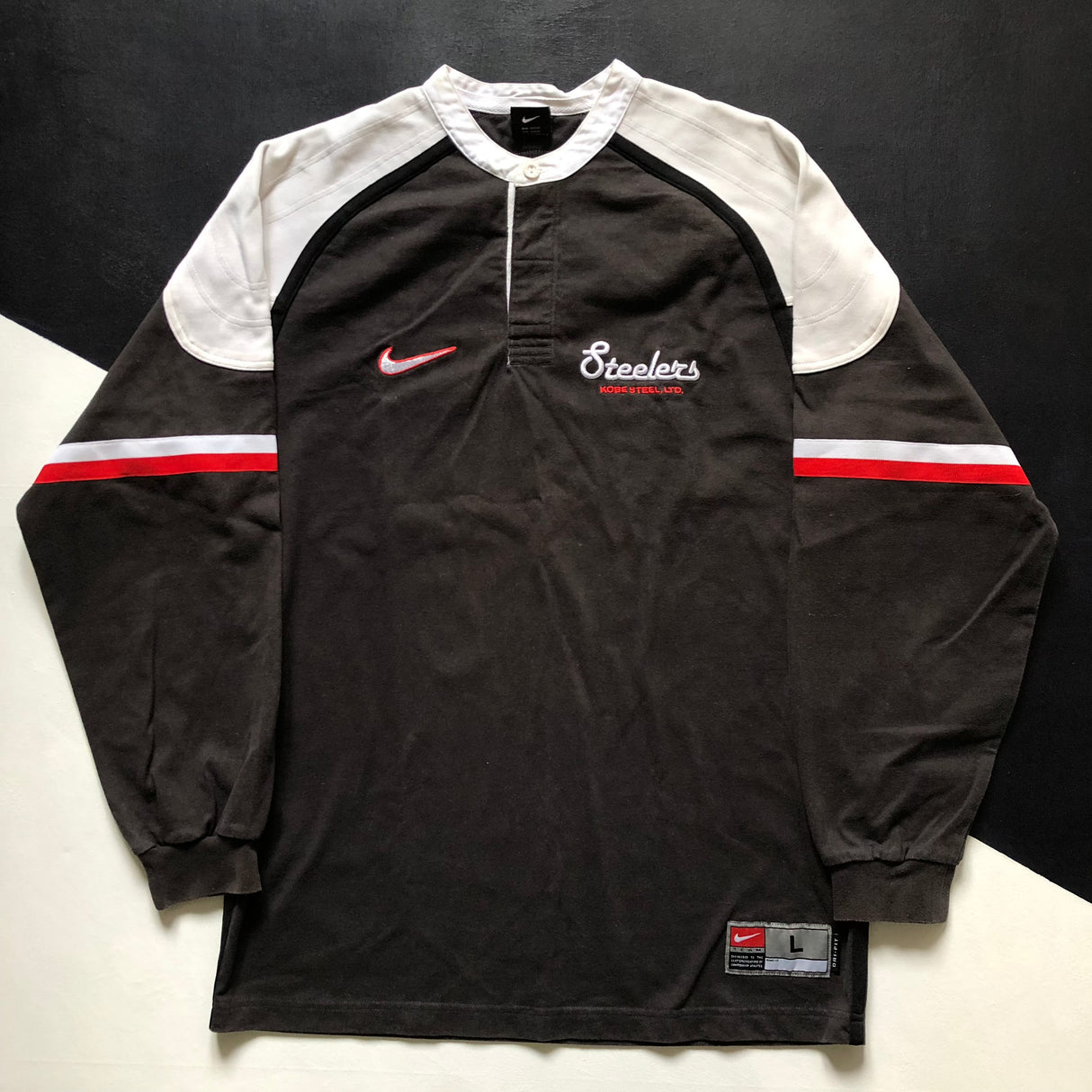 Kobe Steelers Rugby Team Training Jersey 1998/99 Large Underdog Rugby - The Tier 2 Rugby Shop