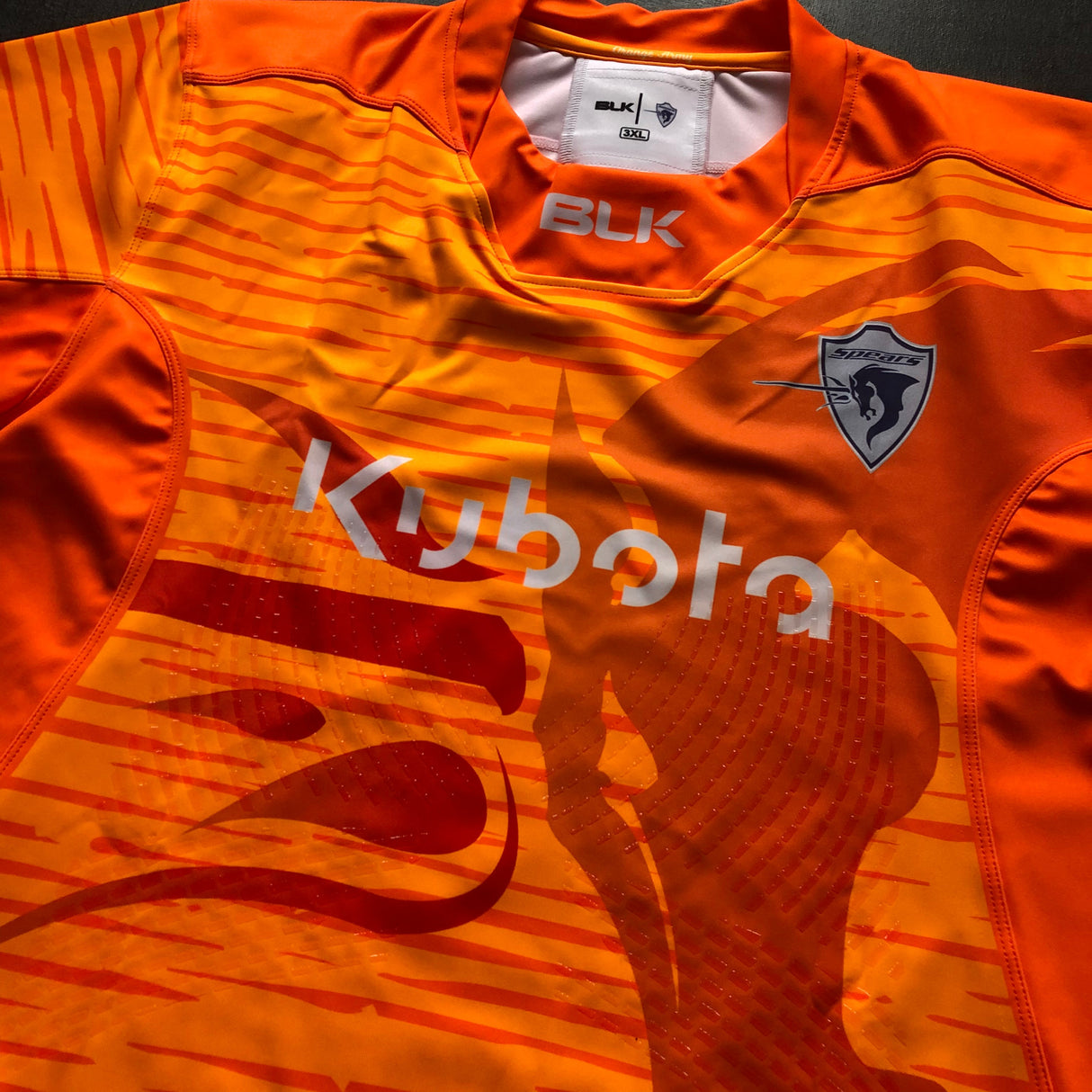 Kubota Spears Rugby Team (Japan Rugby League One) Jersey 2022 Match Worn 3XL Underdog Rugby - The Tier 2 Rugby Shop