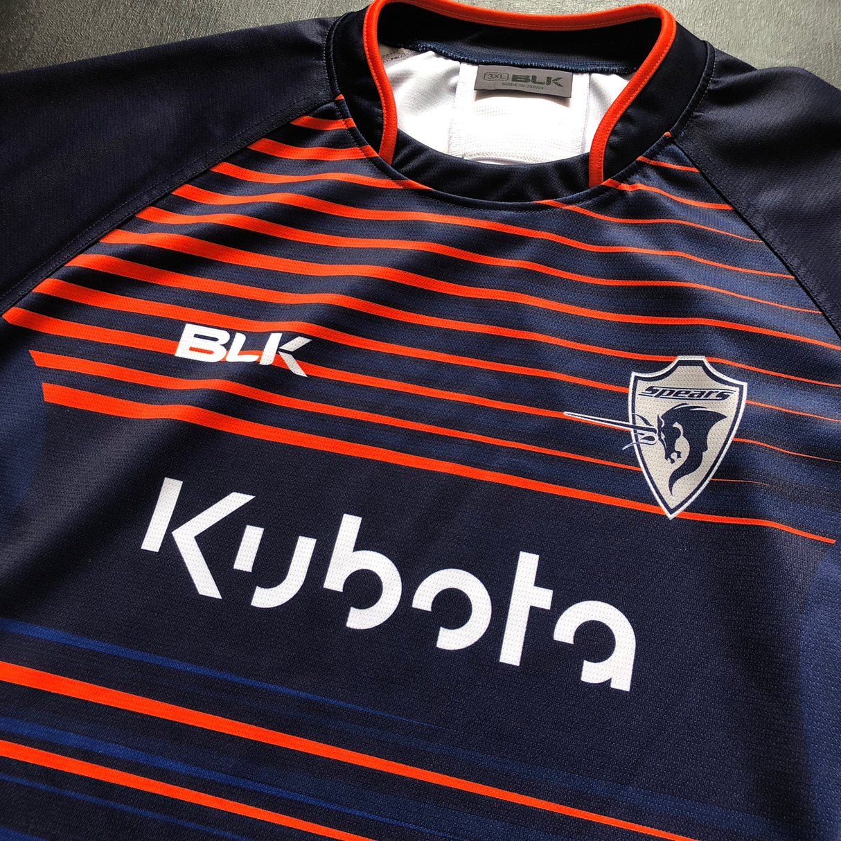 Kubota Spears Rugby Team Training Jersey Player Issue XL Underdog Rugby - The Tier 2 Rugby Shop