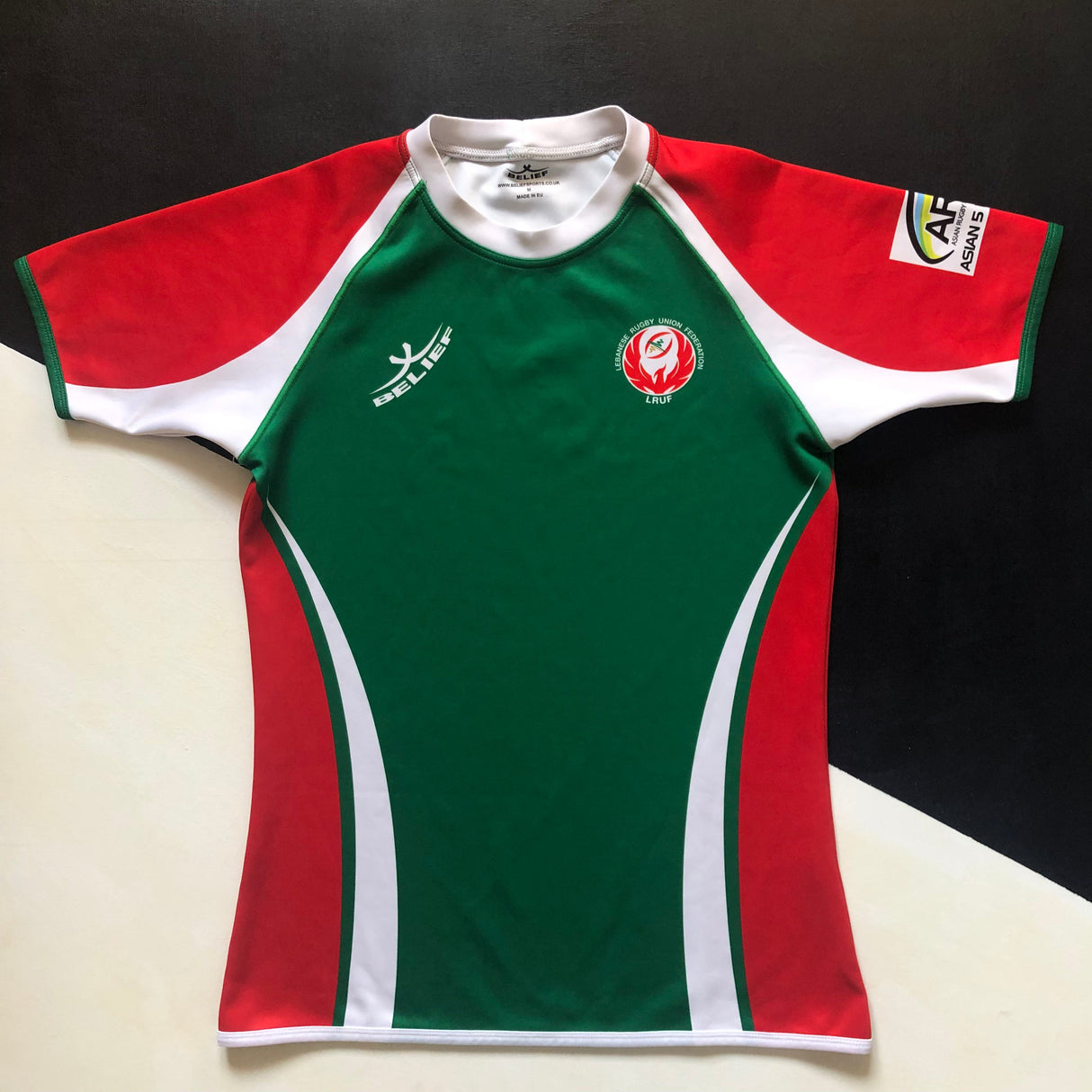 Lebanon National Rugby Team Jersey 2014 Medium Underdog Rugby - The Tier 2 Rugby Shop