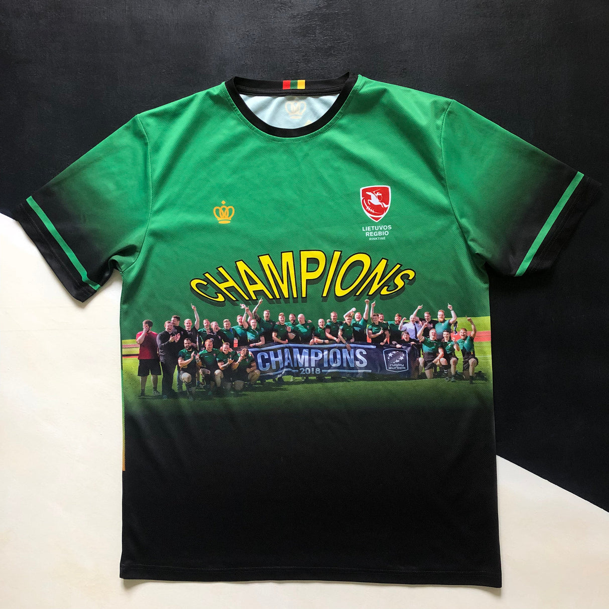 Lithuania National Rugby Team Commemorative Jersey 2018 Large Underdog Rugby - The Tier 2 Rugby Shop